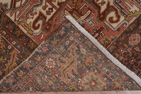 Antique Heriz Area Rug (8' x 11')